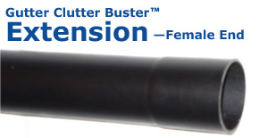 Gutter Clutter Buster Extension Female End